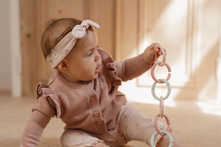 Little Dutch Fairy Garden Little Loops Toy Rings sada kroužků pro děti od narození