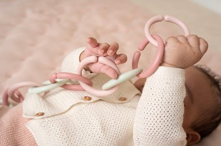 Little Dutch Fairy Garden Little Loops Toy Rings sada kroužků pro děti od narození
