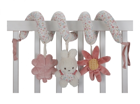 Little Dutch Miffy Fluffy Lucky Blossom Activity Spiral kontrastierendes Hängespielzeug