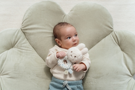 Little Dutch Miffy Fluffy Lucky Leaves Rattle Toy chrastítko