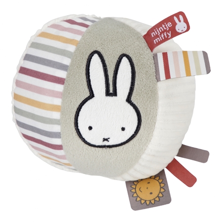 Little Dutch Ball Miffy Fluffy Pink aktivity hračka