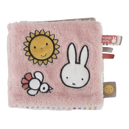 Little Dutch Activity Book Miffy Fluffy Pink libretto educativo a contrasto