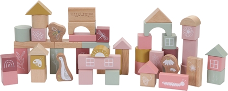 Little Dutch Building Blocks kocke od drva