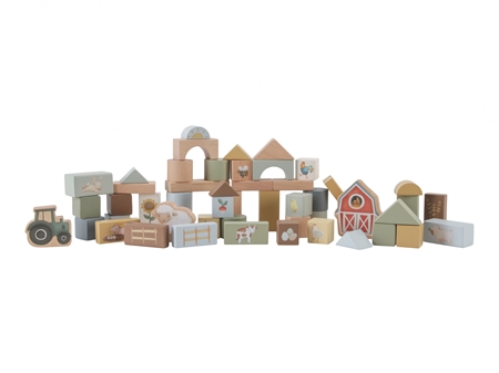 Little Dutch Little Farm Building Blocks кубики з деревини