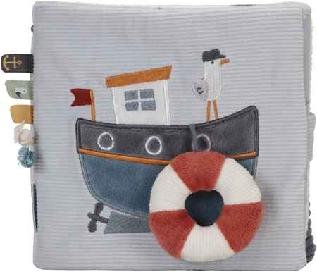 Little Dutch Stroller Booklet Sailors Bay II brinquedo contrastante para pendurar