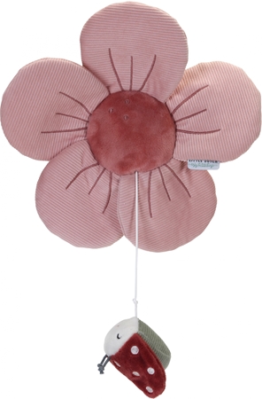 Little Dutch Music Box Toy Pink Flower Kontrast-Spielzeug zum Aufhängen mit Melodie