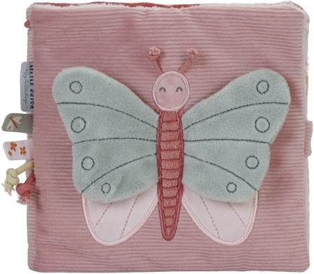 Little Dutch Stroller Booklet Flowers & Butterflies II kontrastní závěsná hračka