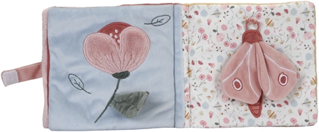 Little Dutch Stroller Booklet Flowers & Butterflies II kontrastní závěsná hračka