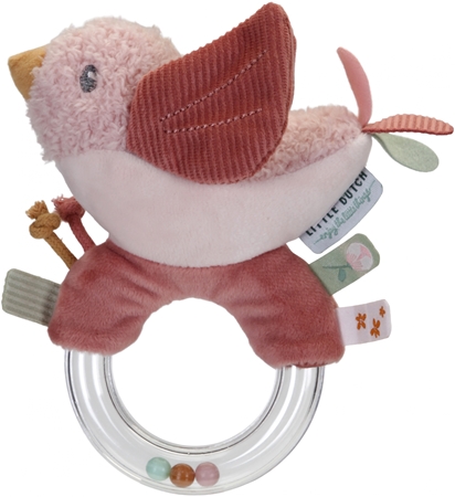 Little Dutch Rattle Flowers & Butterflies rattle with teether | notino ...