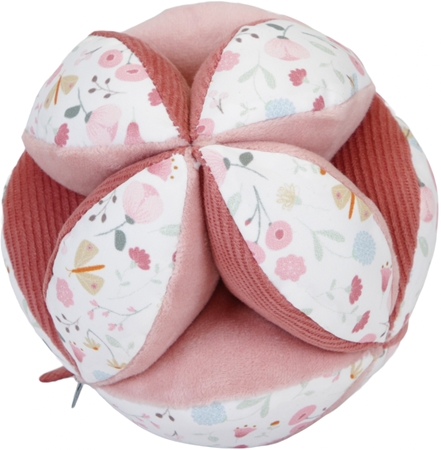 Little Dutch Gripping Ball Flowers & Butterflies textilní míček