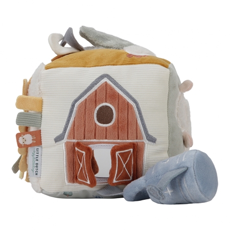 Little Dutch Little Farm Activity Cube aktivity hračka