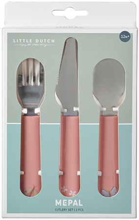 Little Dutch Cutlery Flowers & Butterflies bestick för barn