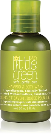 Little Green Baby shampoing et gel de douche 2 en 1 pour bébé