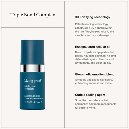 Living Proof Triple Bond Complex trattamento per capelli più forti