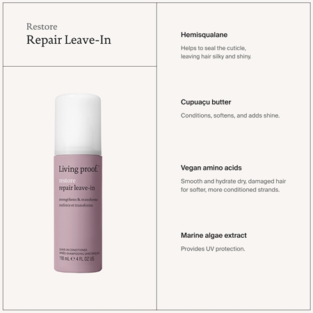 Living Proof Restore Repair Leave-in regenerační bezoplachový kondicionér pro velmi poškozené vlasy s roztřepenými konečky