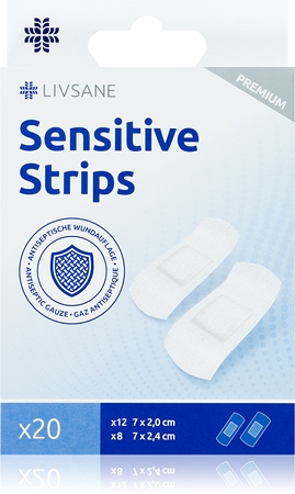 LIVSANE Sensitive strips náplast pro citlivou pokožku