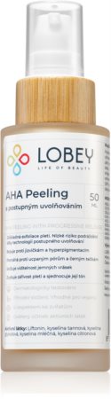 Lobey Skin Care pleťový peeling s AHA kyselinami