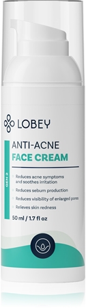 Lobey Skin Care Anti-Acne Face Cream Cream for acne-prone skin
