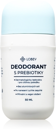 Lobey Body Care Deodorant with prebiotics