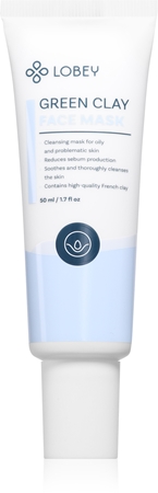 Lobey Green Clay Cleansing Mask for oily and problem skin