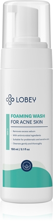 Lobey Face Cleanser Washing Foam for acne-prone skin