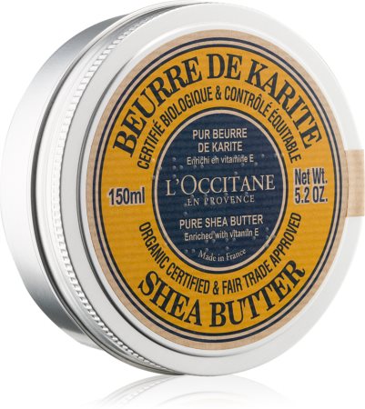 L’Occitane Karité Shea Butter Organic Certified BIO 100% bambucké máslo pro suchou pokožku