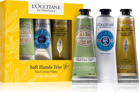L'Occitane Soft Hands Trio by L'Occitane, 3 Piece Travel Set for Unisex main image 1