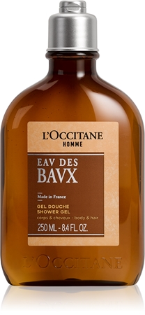 L’Occitane Men Eau des Baux gel doccia per corpo e capelli