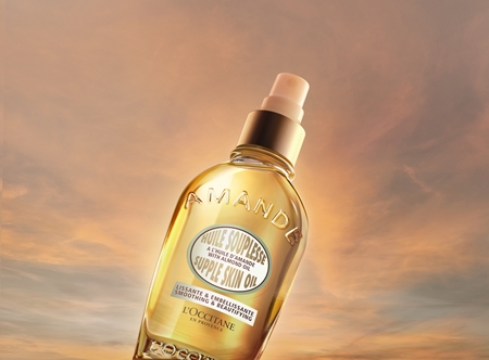 L’Occitane Almond zpevňující tělový olej
