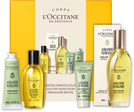 L’Occitane Amande Sublime Firm & Glow Routine gift set
