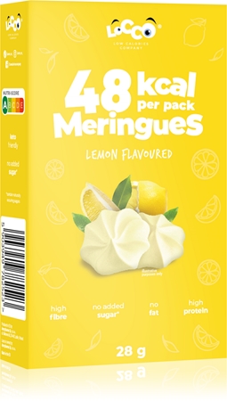 Locco Meringues 48 kcal per pack kalorienarme Baisers ohne Zuckerzusatz