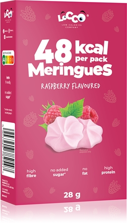 Locco Meringues 48 kcal per pack kalorienarme Baisers ohne Zuckerzusatz
