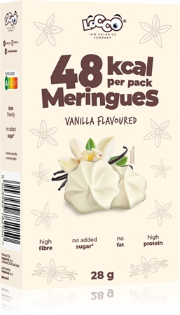 Locco Meringues 48 kcal per pack kalorienarme Baisers ohne Zuckerzusatz