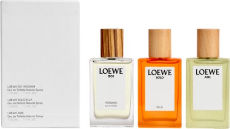 Loewe 001 Woman & Aire & Solo Ella ajándékszett hölgyeknek