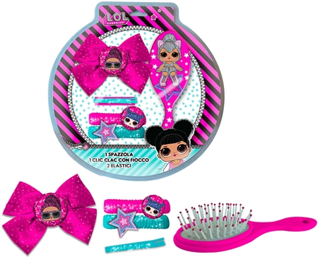 LOL Surprise Haarspangen Set | 8 Bunte Haarclips Mit Glitzer | Für Mädchen & Kinder