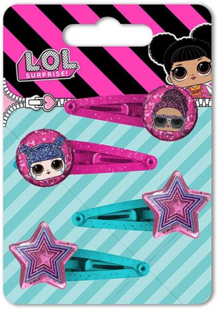 L.O.L. Surprise Hair clip Set sponky do vlasov pre deti