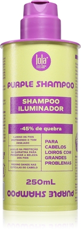 Lola Cosmetics Shampoo Iluminador Violets šampūns blondiem matiem
