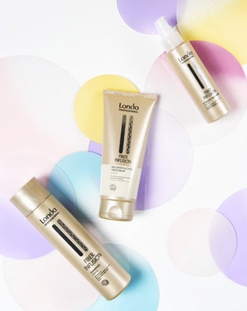Londa Professional Fiber Infusion Shampoo jemný šampon pro poškozené a barvené vlasy