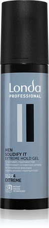 Londa Professional Men Solidify It gel para dar definición al peinado con fijación extra fuerte