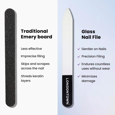 LONDONTOWN Glass Nail File lime à ongles en verre