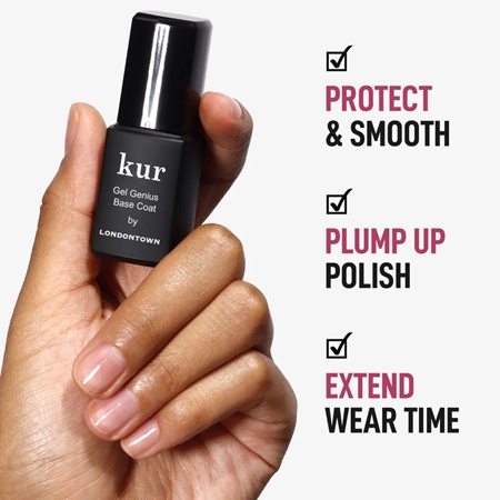 LONDONTOWN Kur Gel Genius Base Coat vernis de base sans utilisation de lampe UV/LED