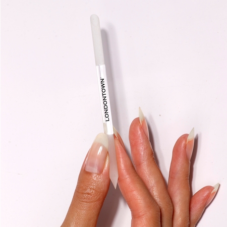 LONDONTOWN Glass Cuticle Pusher pomůcka k zatlačení a odstranění nehtové kůžičky