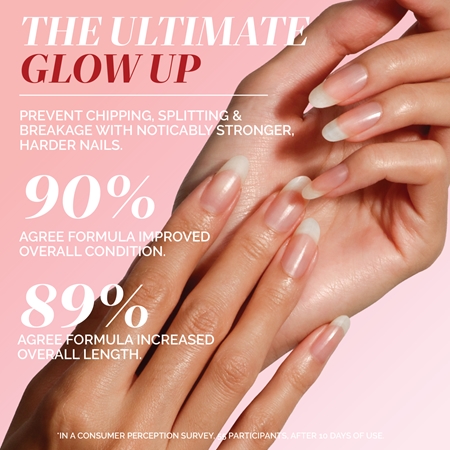 LONDONTOWN Kur Luxe Length Nail Gloss Fortifying Nail Varnish for Brittle and Damaged Nails