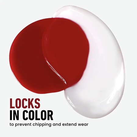 LONDONTOWN Kur Gel Genius Top Coat viršutinis nagų lako sluoksnis nenaudojant UV / LED lempos