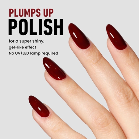LONDONTOWN Kur Gel Genius Top Coat viršutinis nagų lako sluoksnis nenaudojant UV / LED lempos
