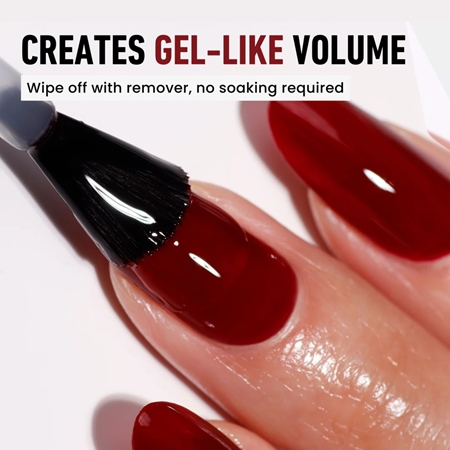 LONDONTOWN Kur Gel Genius Top Coat viršutinis nagų lako sluoksnis nenaudojant UV / LED lempos