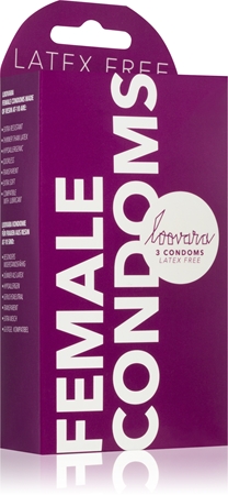 Loovara Female Condoms Latex free sieviešu prezervatīvs