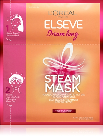 L’Oréal Paris Elseve Dream Long Steam Mask hydratačná a vyživujúca maska pre dlhé vlasy