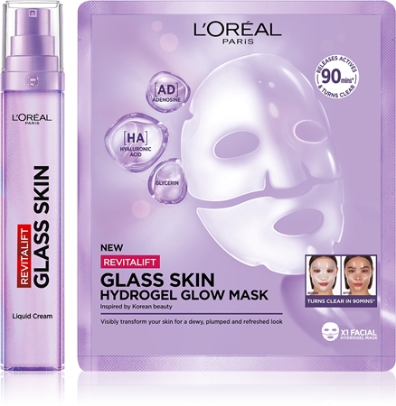 L’Oréal Paris Revitalift Filler Glass Skin sada na starostlivosť o pleť