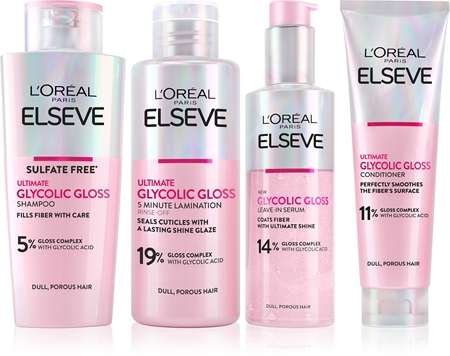 L’Oréal Paris Elseve Glycolic Gloss ensemble pour cheveux